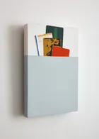 BackPCKT, 2017<br>Acrylic on plywood, 22.5 × 15.5cm