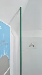 From Sunrise to Sunset, A door to Opportunity, 2019<br>Acrylic and tinted primer on aluminium and canvas, 182 × 71 × 2cm
