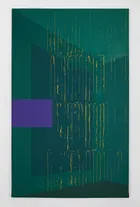 Insrt (the Green studio) 2016<br>Acrylic on aluminium composite, 107 × 66cm