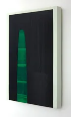 Datum RM1, 2014<br>Acrylic on MDF, 22.5 × 15.5cm