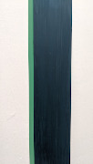 ...the colour vibrates out of it’s object..., 2019<br>Acrylic on aluminium channel, 260 × 6.3 × 2.5cm