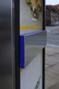 A Door, 2020<br>Acrylic aluminium panel on BT KX300 Phone Booth<br>Chapel Walk, Sheffield (removed)